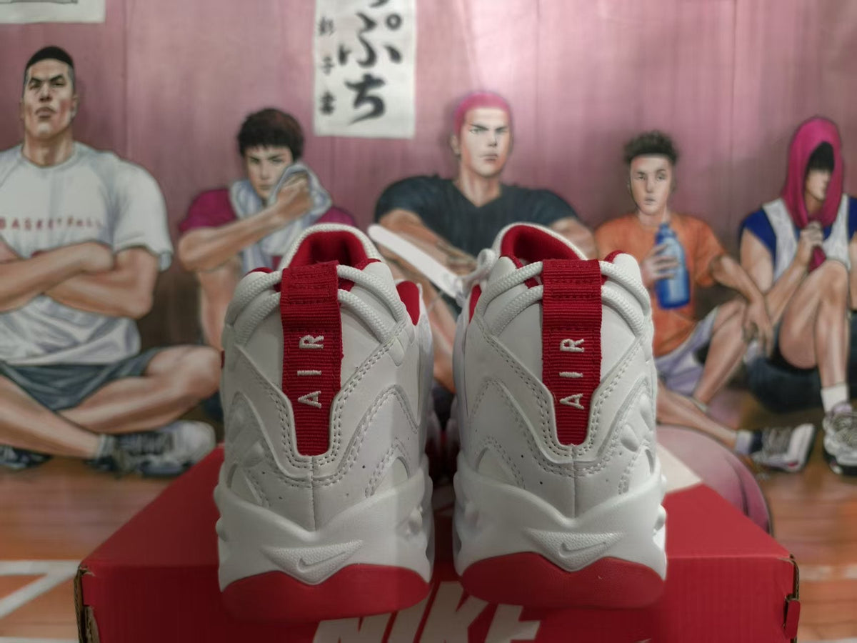 Nike White and Red Sneakers