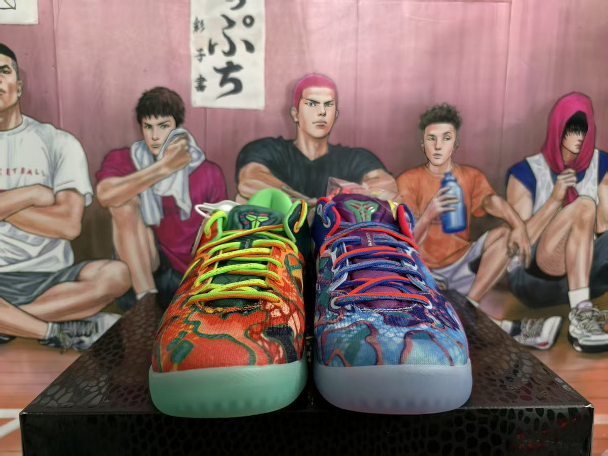 Nike Mismatched Basketball Sneakers