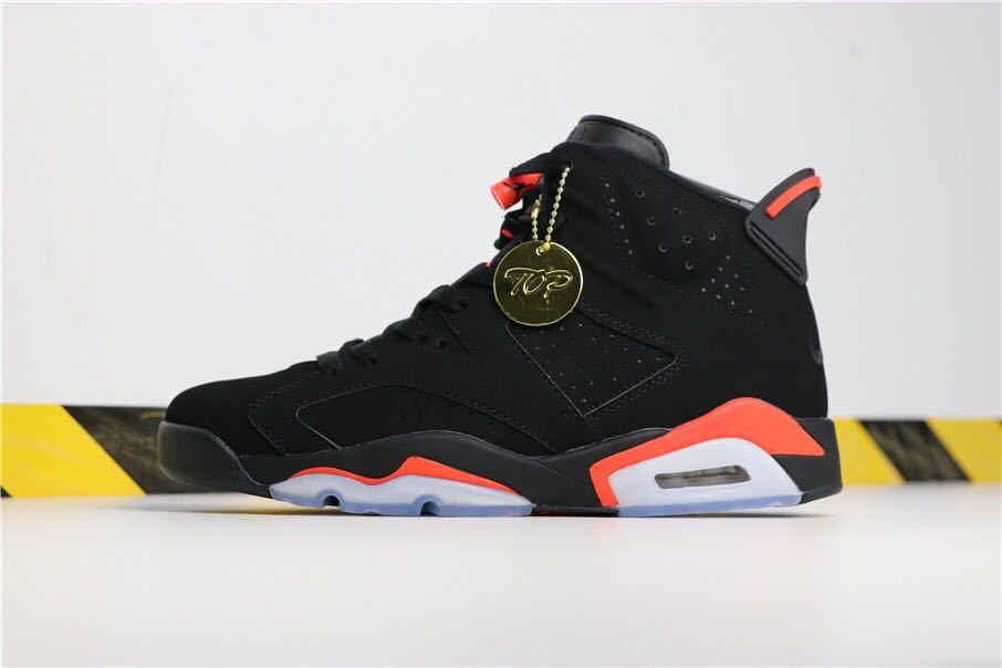 Jordan Air Jordan 6 Infrared Black Sneakers