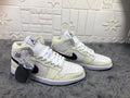 Jordan Air 1 Mid Sneakers Cream White Black