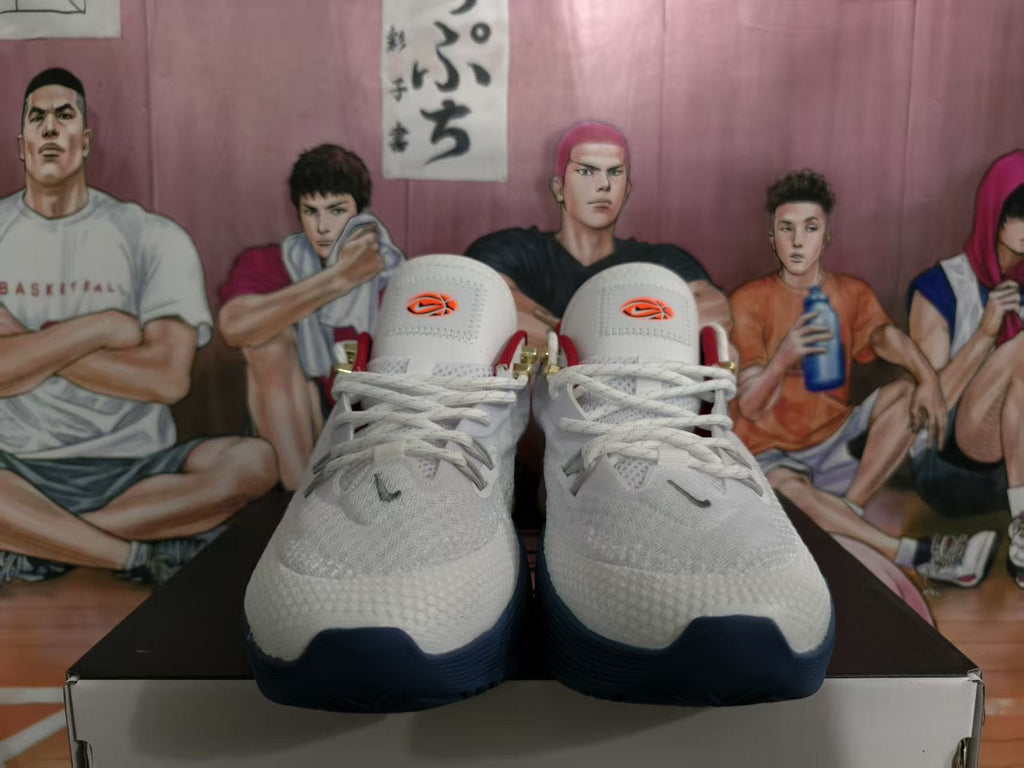 Nike Basketball Sneakers White Red EU 40-46