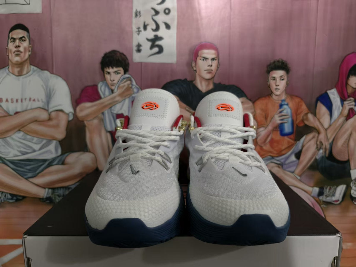Nike Basketball Sneakers White Red EU 40-46