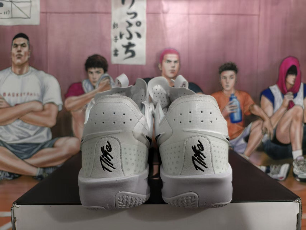 Nike White Black Basketball Sneakers