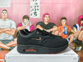 Nike Black Low-Top Sneakers with Visible Air Unit