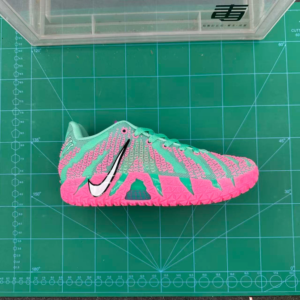 Nike Blue and Pink Basketball Sneakers
