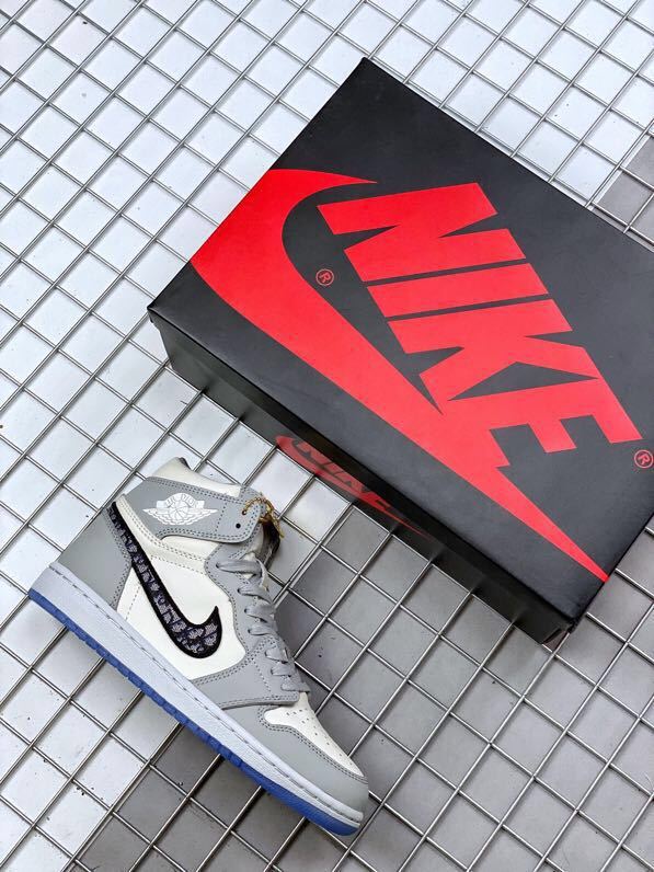 Nike Air Jordan 1 High OG Dior Gray White CN8607-002
