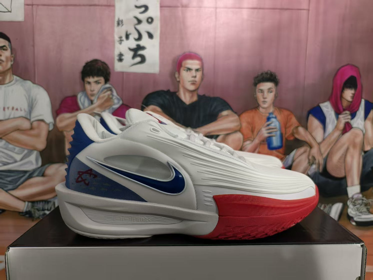 Nike Basketball Shoes White Blue Red