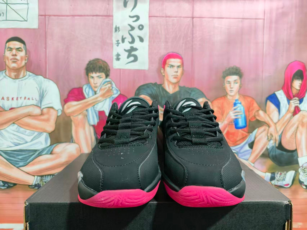 Jordan Black Grey Red Basketball Sneakers