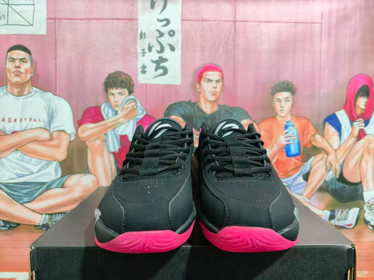 Jordan Black Grey Red Basketball Sneakers