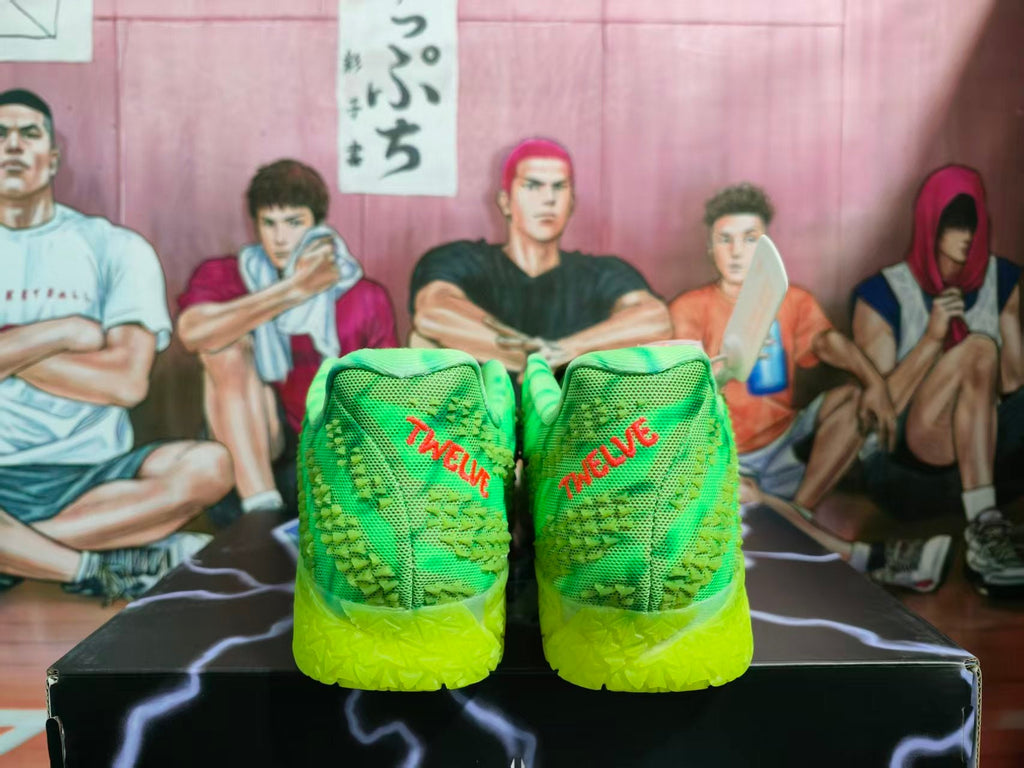 Nike Halloween Basketball Sneakers Neon Green