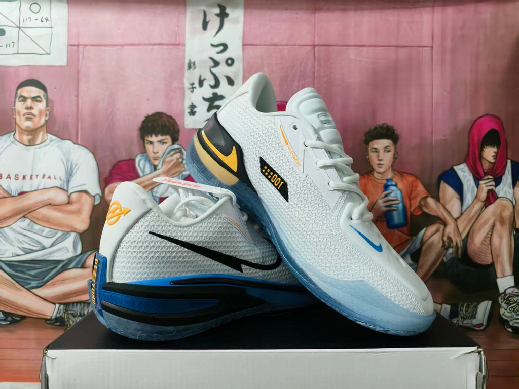 Nike GT Basketball Shoes White and Blue