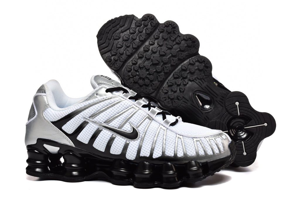 Nike Shox TL White Silver Black Sneakers