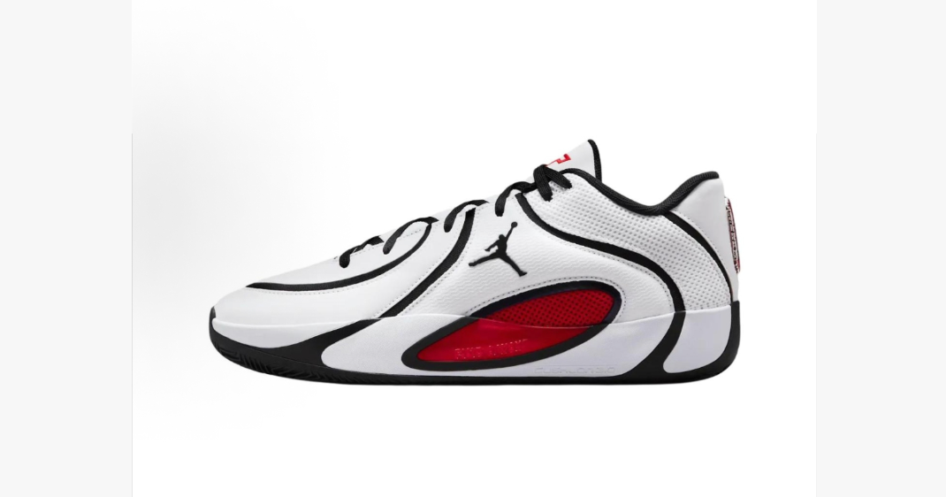 Jordan White Black Red Basketball Sneakers HQ4613-101