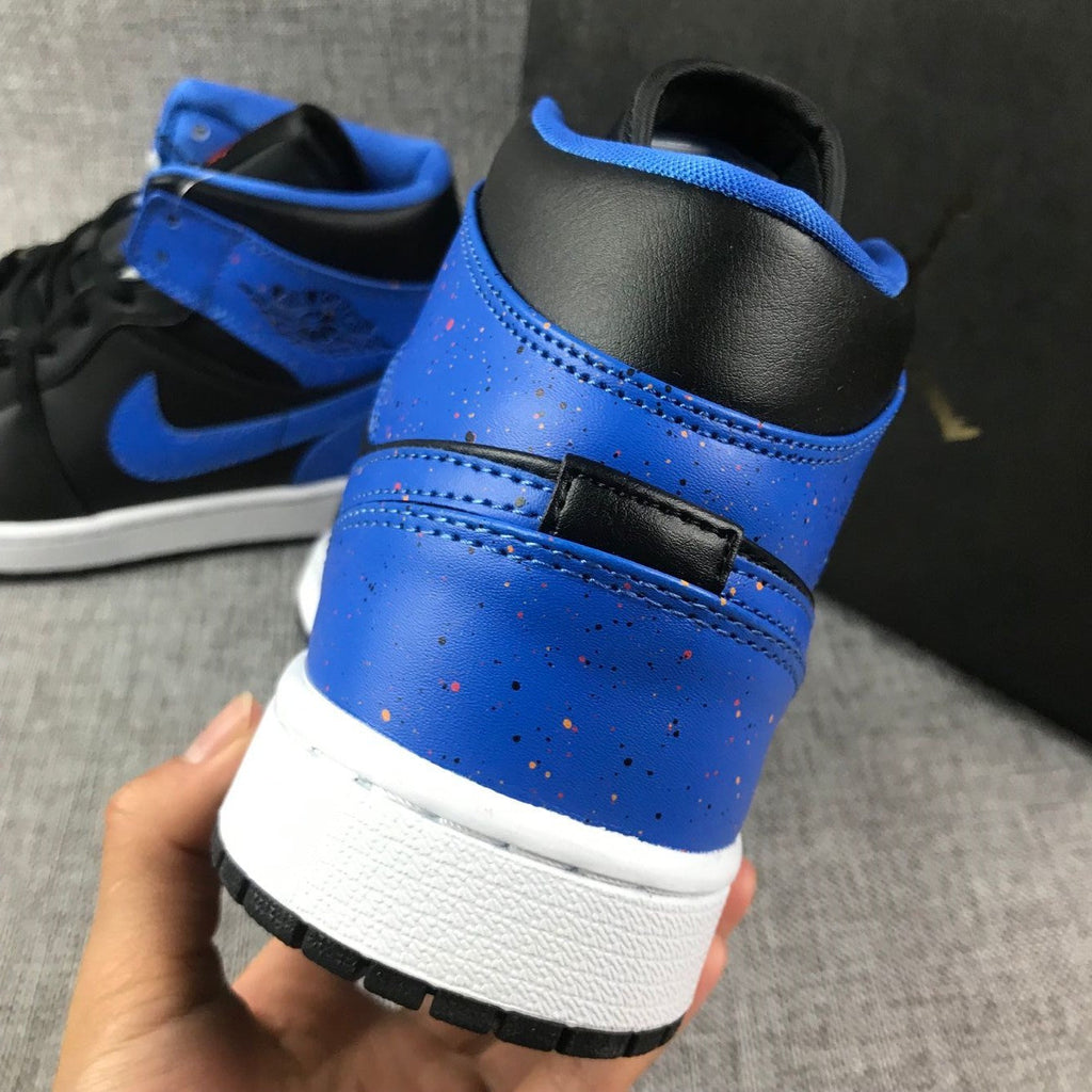 Jordan Air Jordan 1 Mid Black Game Royal Sneakers
