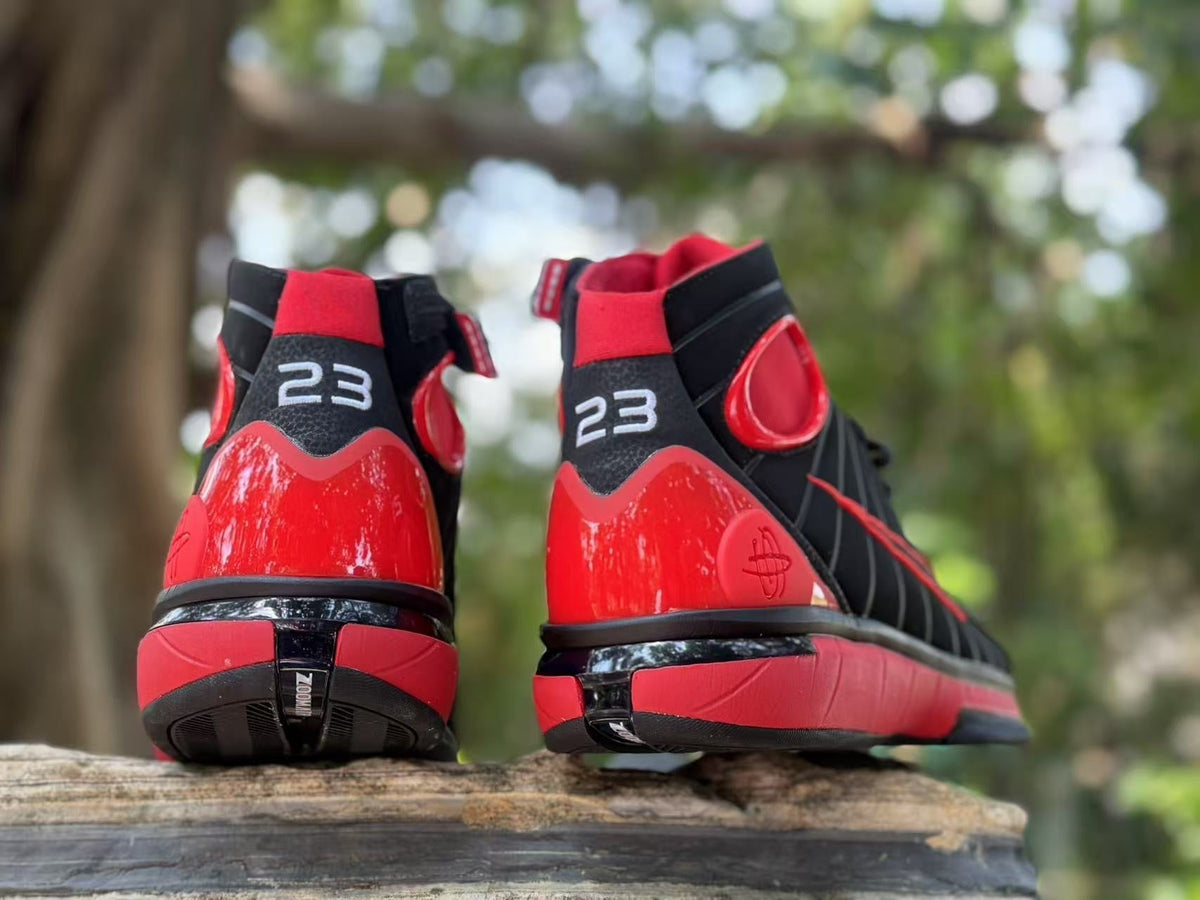 2K4 High-Top Sneakers Black Red
