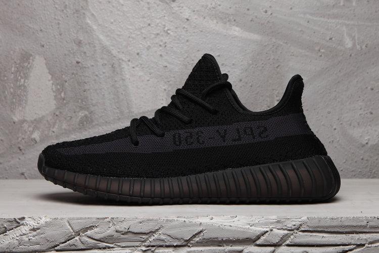 Yeezy 350 V2 Black Knit Sneakers