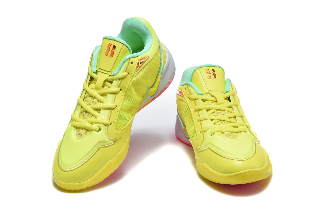 Nike SpongeBob Basketball Shoes in Yellow and Pink