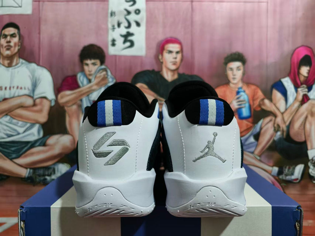 Jordan Luka 1 Black White Blue Basketball Shoes