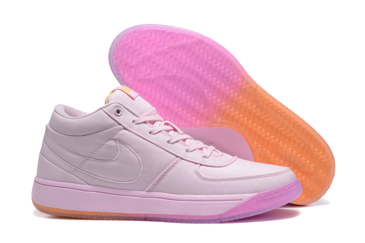 Nike 873-19 Pink Mid-Top Sneakers
