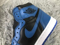 Jordan AJ1 Black Blue 2.0 High-Top Sneakers 555088-404