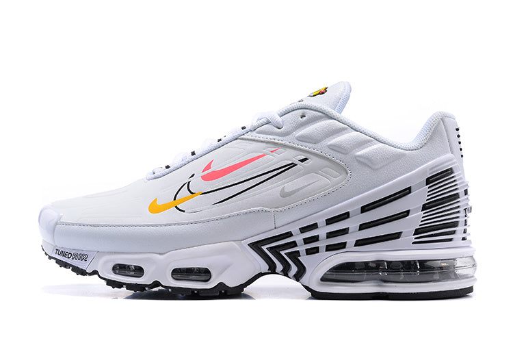 Nike Air Max Plus White Black Pink Sneakers