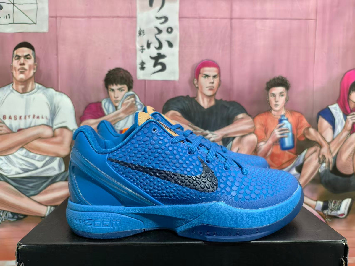Nike Kobe 6 Protro Basketball Shoes Blue Cookie Monster PE