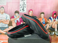 Adidas Black and Red Slip-On Clogs