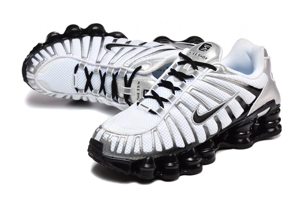 Nike Shox TL White Silver Black Sneakers