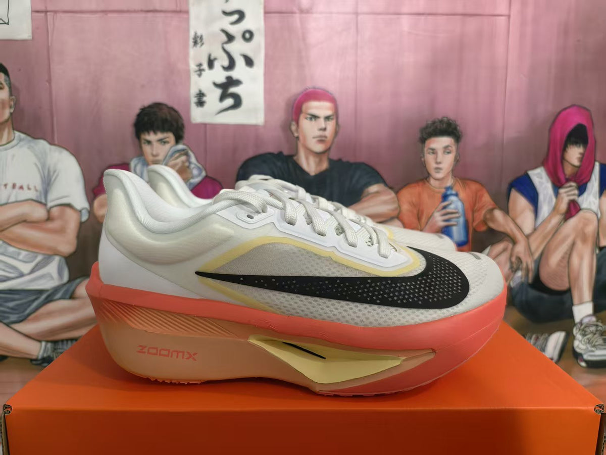 Nike ZoomX Running Shoes White and Coral