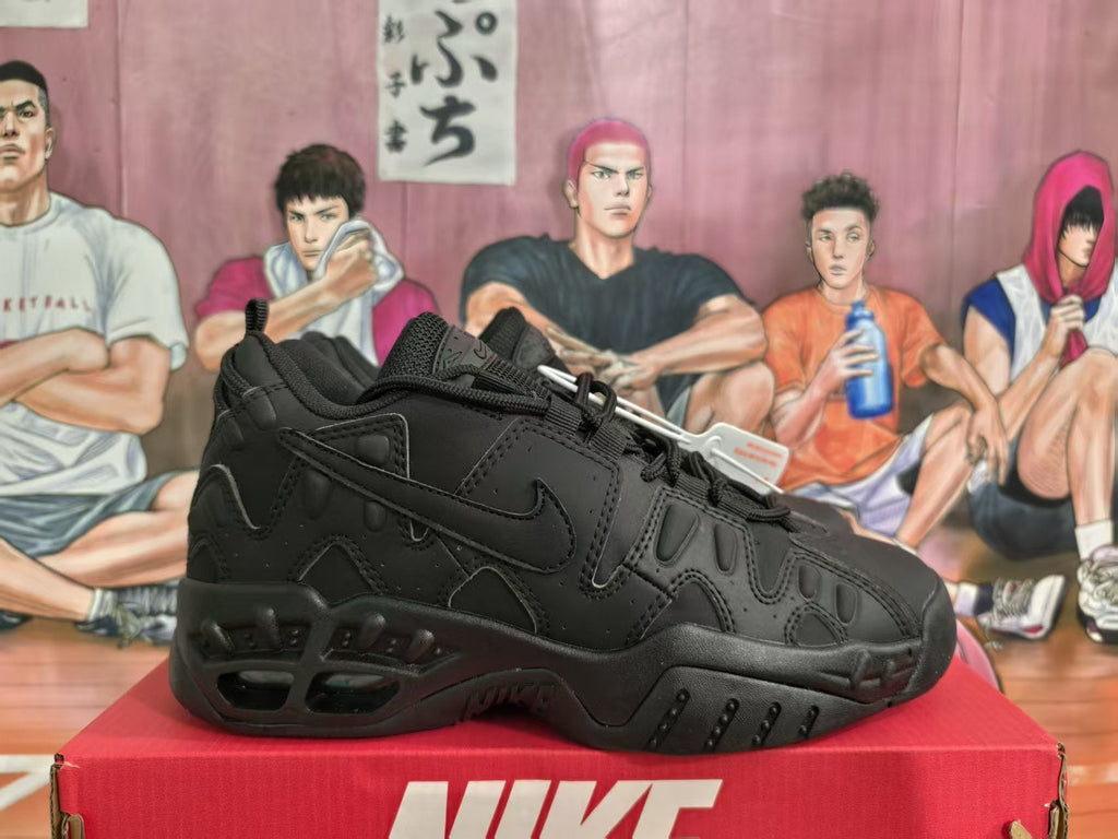 Nike Air More Uptempo Low Black Sneakers