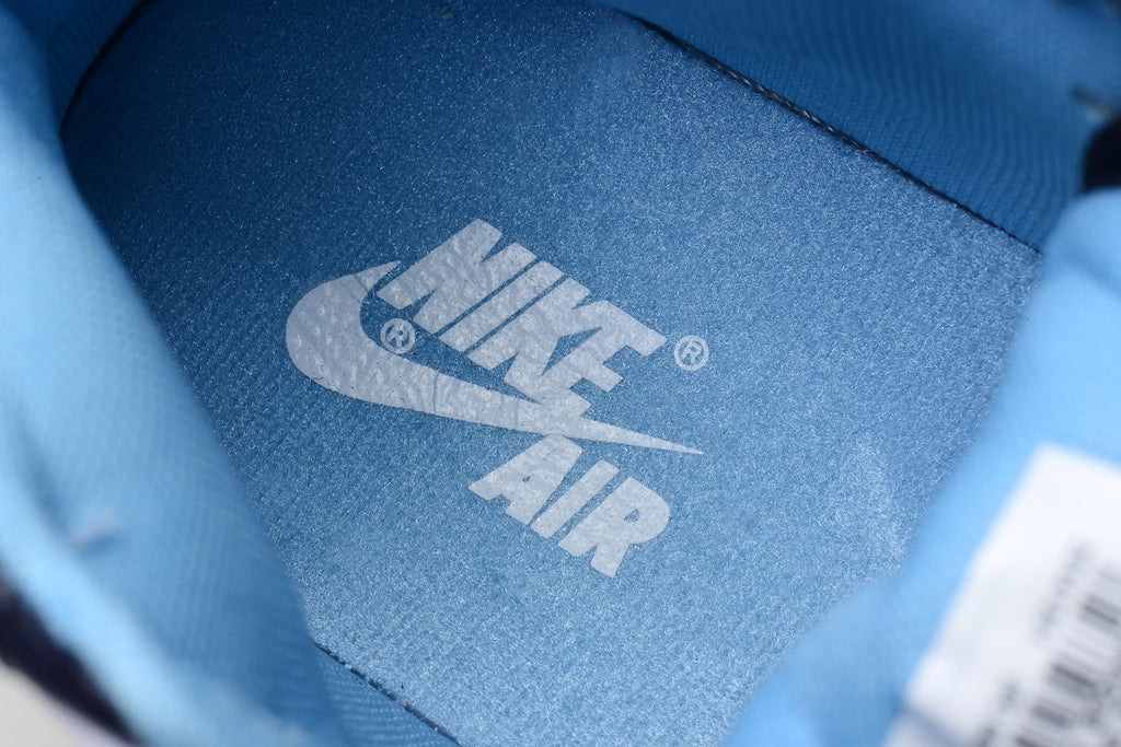 Jordan 1 Retro High Navy and Light Blue Sneakers