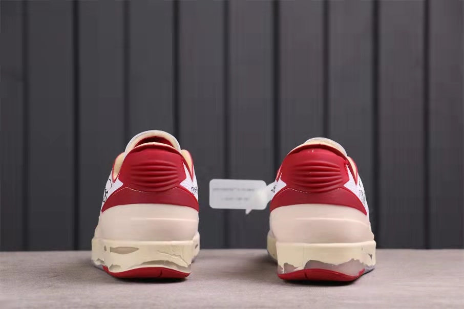 Jordan Air Jordan 2 Low SP Off-White White Red DM7866-140