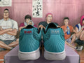Nike Grizzlies Basketball Sneakers Teal and Red