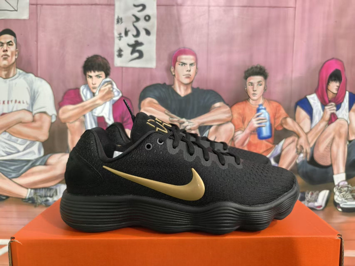 Nike Black and Gold Sneakers
