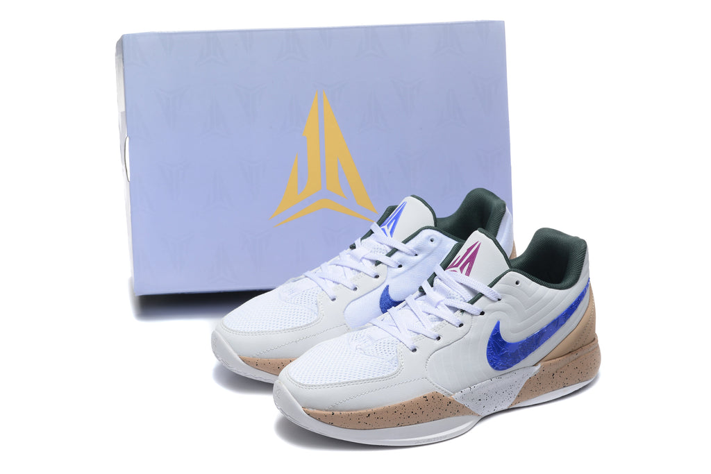 Jordan 883-11 White Blue Gold Basketball Sneakers