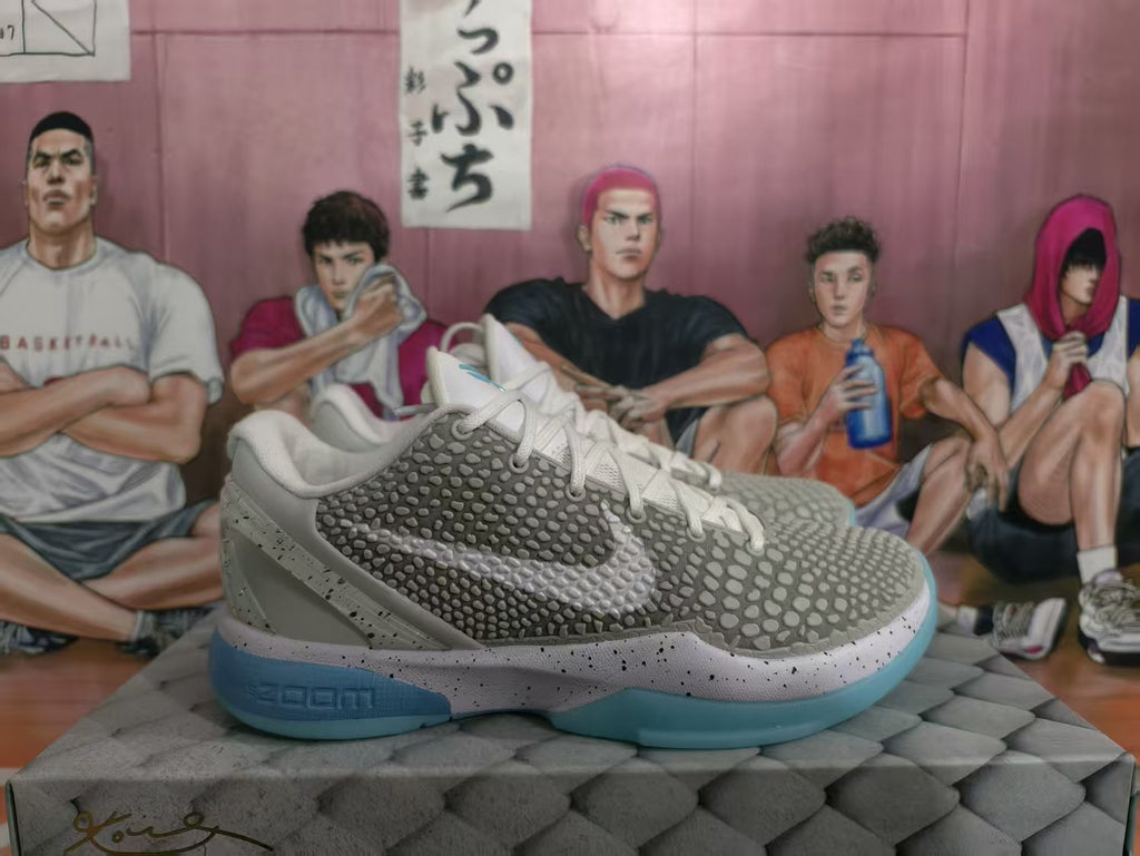 Nike Basketball Sneakers White Grey Blue