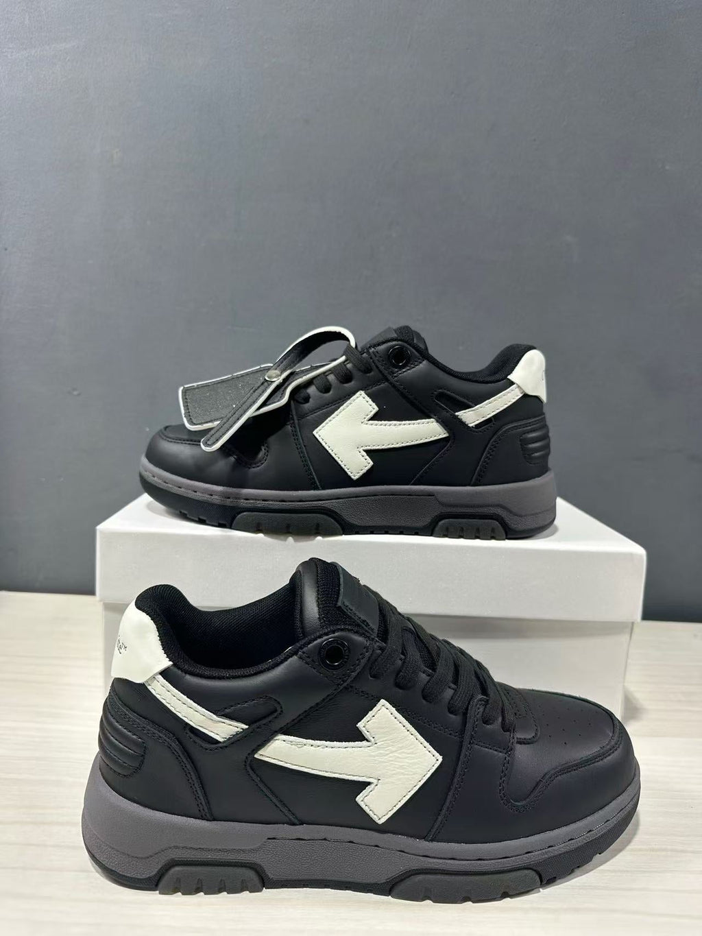 Off-White Out Of Office Low-Top Sneakers Black White