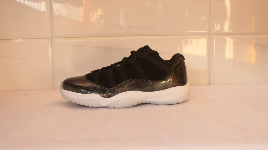 Jordan Air Jordan 11 Low Barons Black Metallic Sneakers