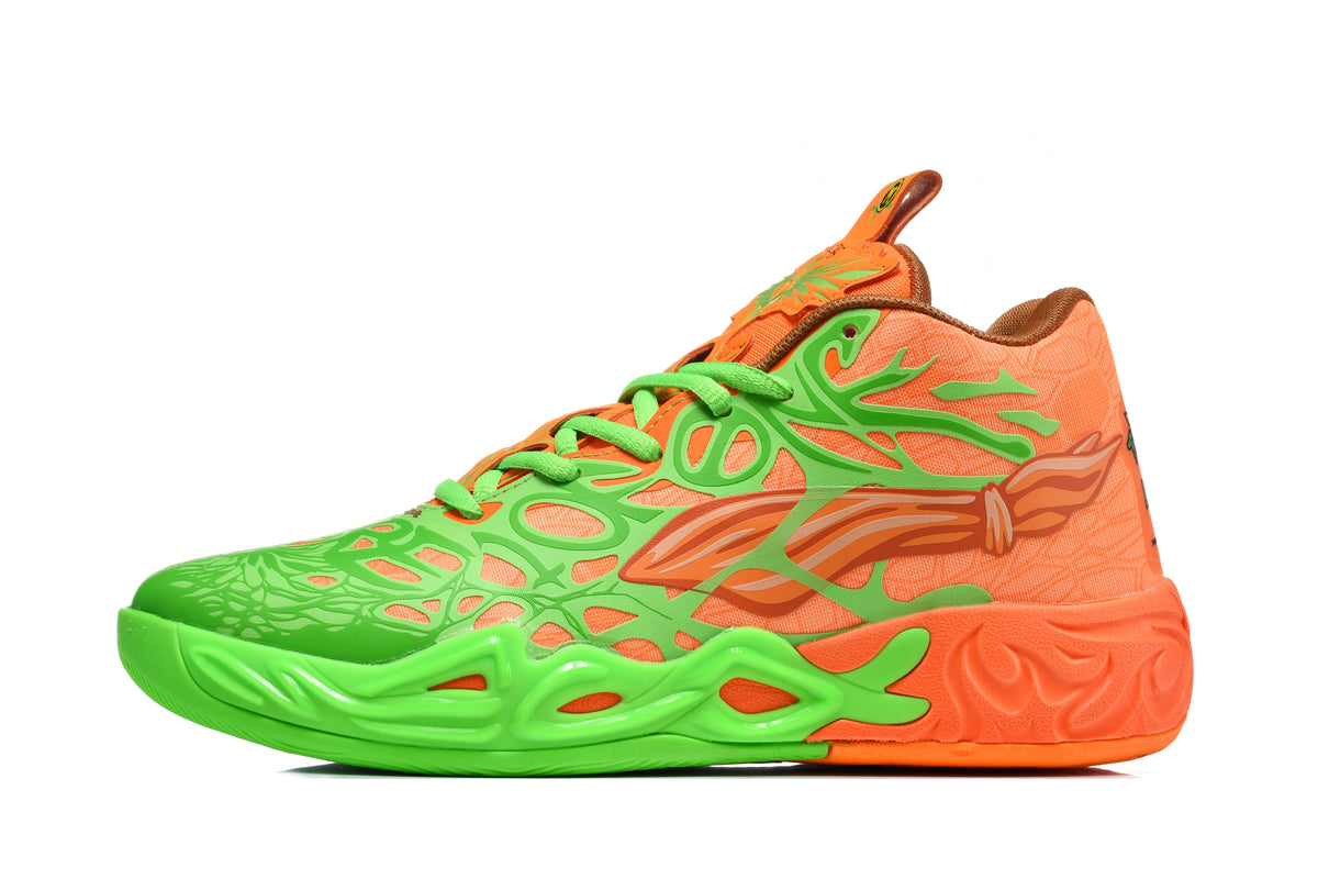Puma M.E.L.O. 878-18 Blue Orange Green Sneakers