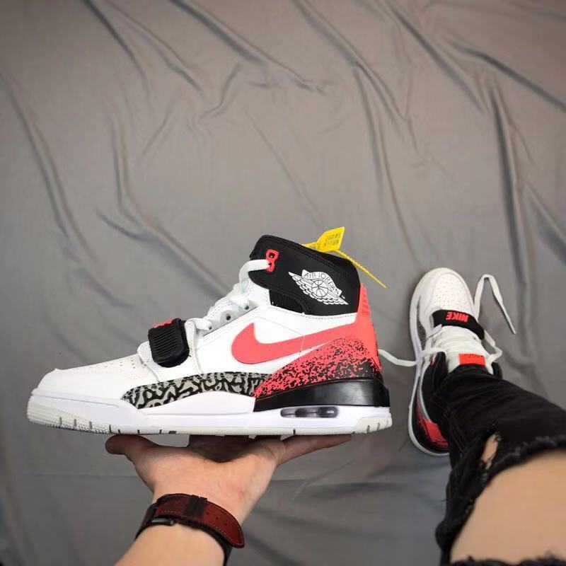 Air Jordan Legacy 312 White Black Red Sneakers