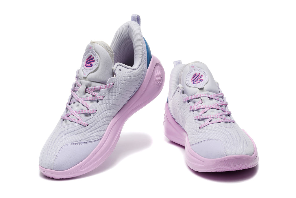Nike KD 17 Basketball Shoes, Grey and Pink, Style 3027631-502