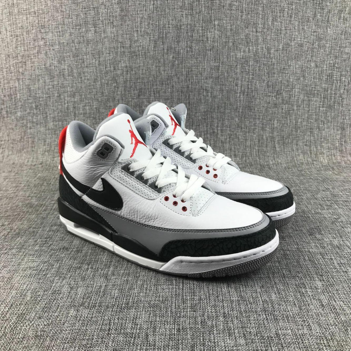Jordan Air Jordan 3 White Grey Men's Sneakers