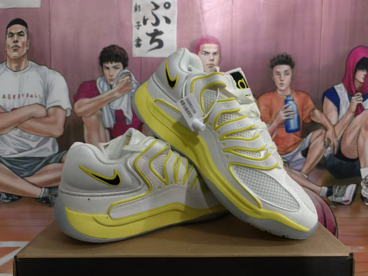 Nike Basketball Shoes White Yellow