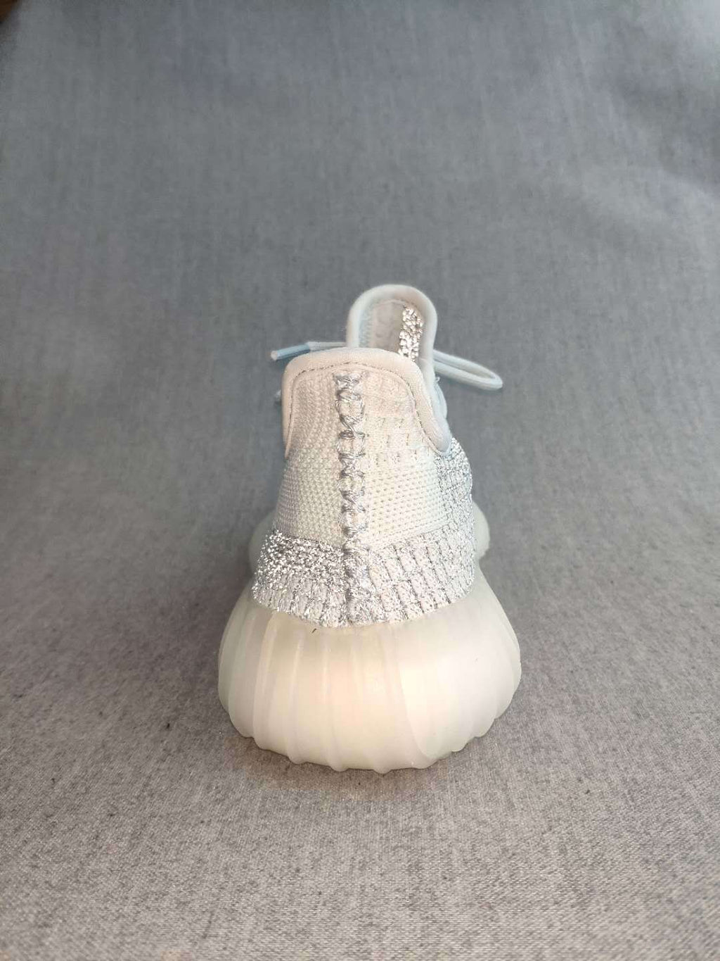 Yeezy 350 V2 Reflective White Silver Sneakers