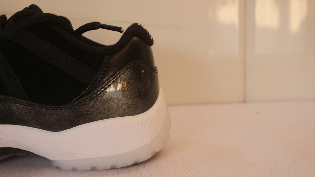 Jordan Air Jordan 11 Low Barons Black Metallic Sneakers