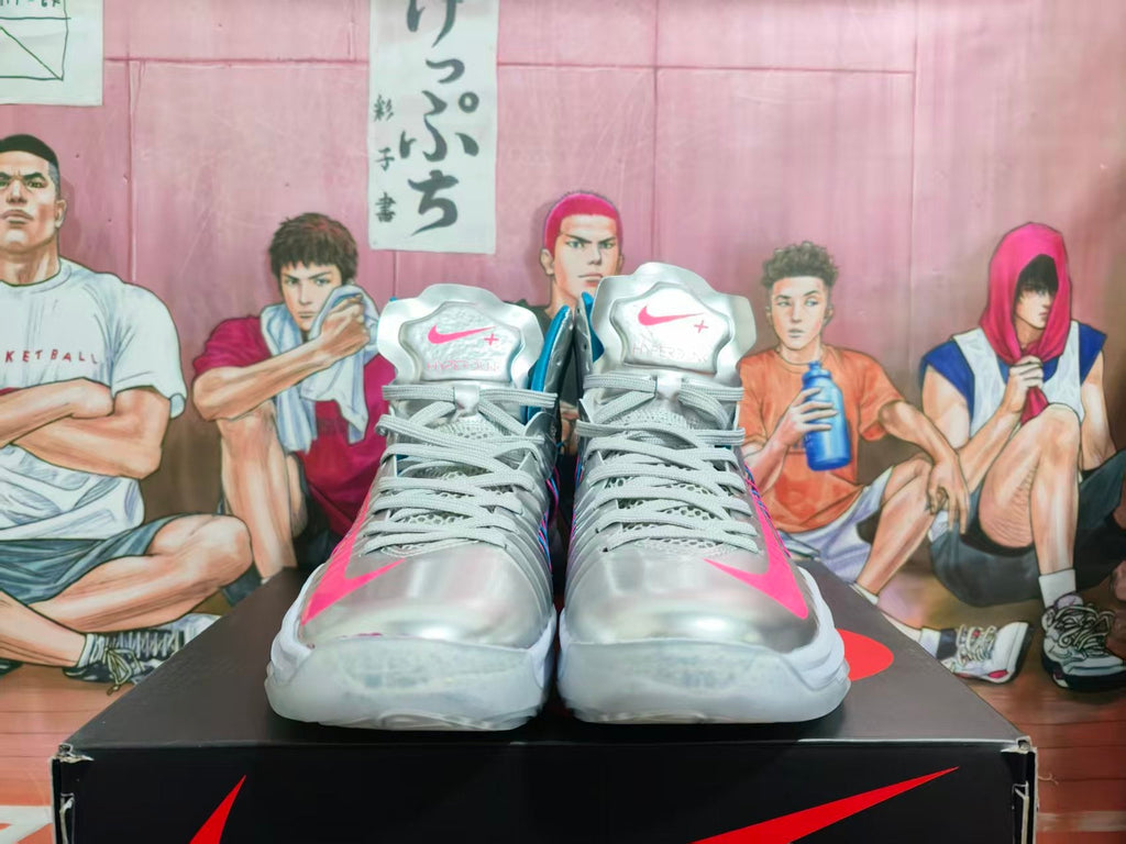 Nike Lightning Silver Basketball Sneakers