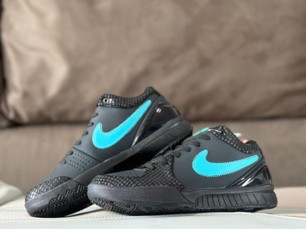Nike Kobe 4 Black Mamba Tiffany Basketball Sneakers