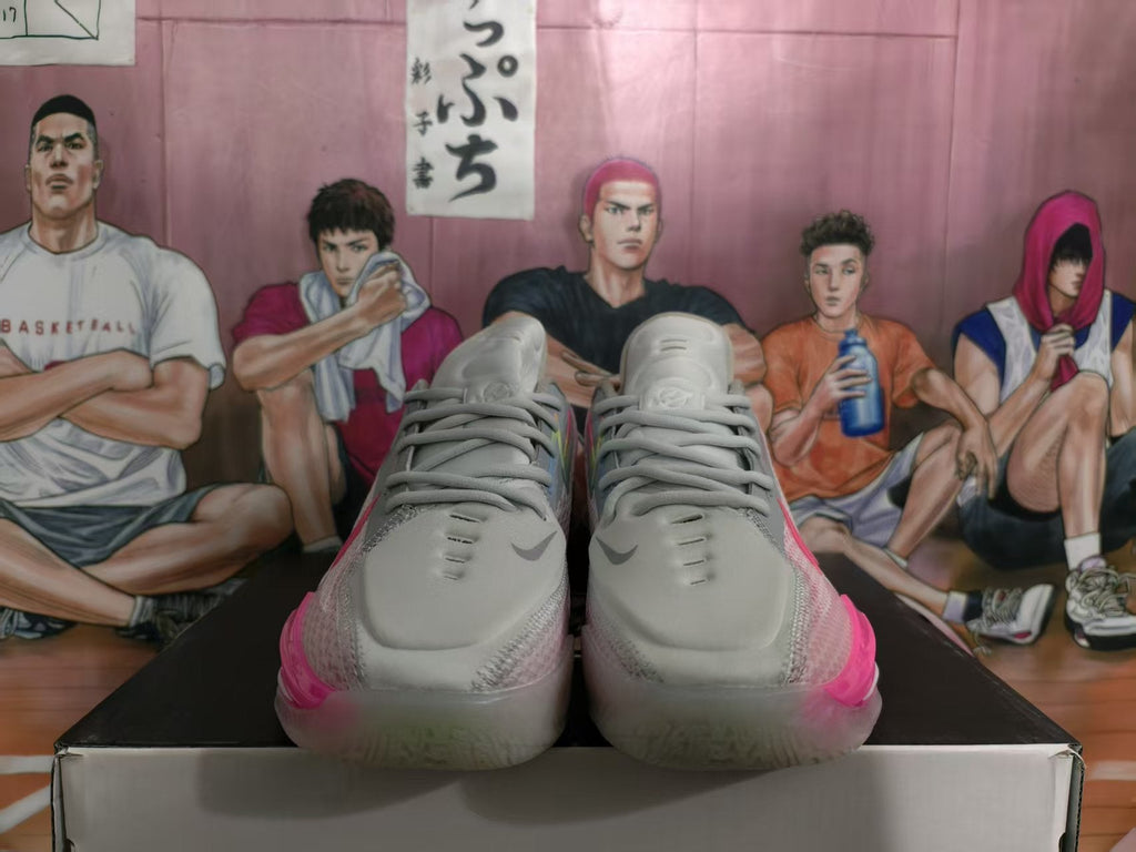 Nike GT Basketball Sneakers Gray and Pink