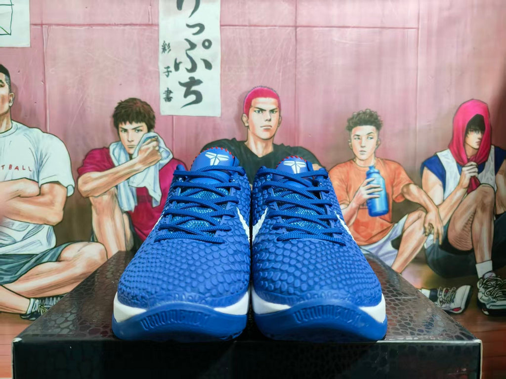 Nike Kobe 8 Dodgers Blue White Basketball Sneakers