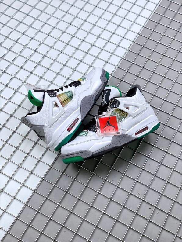 Jordan Air Jordan 4 Do the Right Thing White Green Sneakers